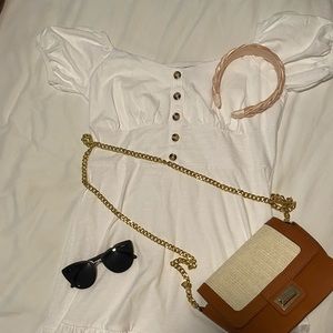 NEVER BEEN WORN Off the shoulder dress